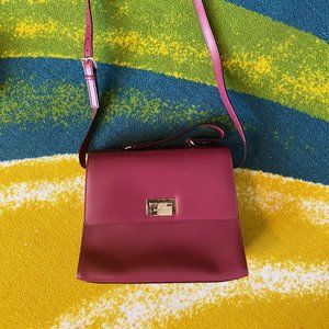 Maroon/Burgundy Kate Spade Bag Crossbody leather bag